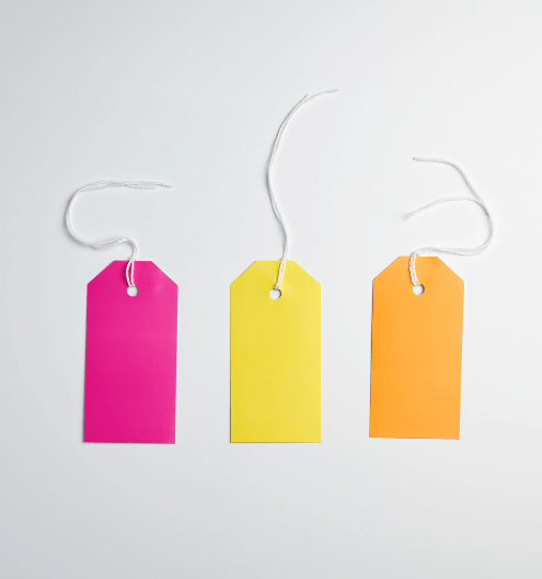 custom tshirt hang tags